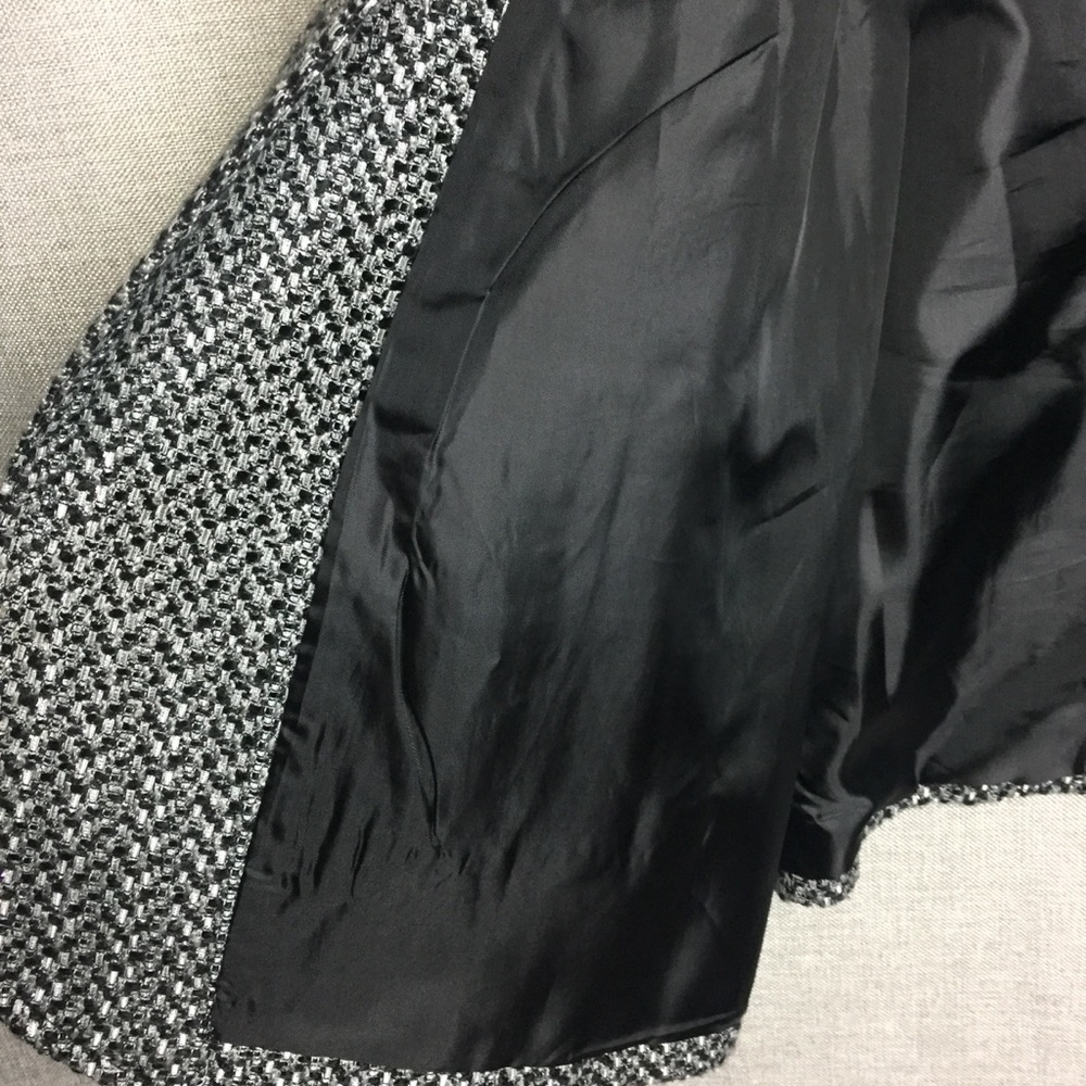 Bill Blass/ 3/4 Sleeve Two Button Swing Coat Sz L - Picture 5 of 7